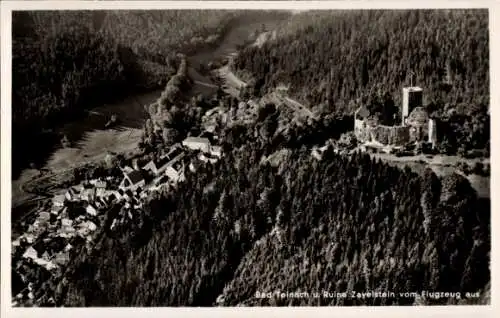 Ak Bad Teinach Zavelstein im Schwarzwald,  Burg Zavelstein, Schwarzwald