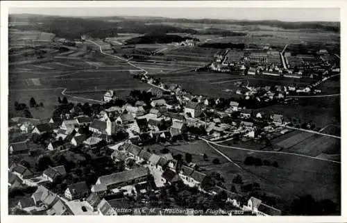 Ak Stetten am kalten Markt, Lager Heuberg, Luftbild