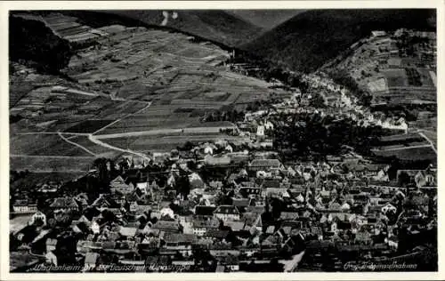 Ak Wachenheim an der Weinstraße, Fliegeraufnahme
