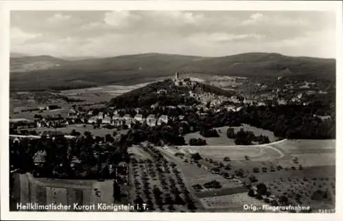 Ak Königstein im Taunus Hessen, Fliegeraufnahme