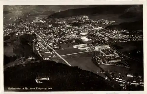 Ak Heidenheim an der Brenz Württemberg, vom Flugzeug aus