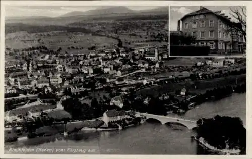 Ak Rheinfelden in Baden, Fliegeraufnahme, Gasthaus zur Sängerhalle