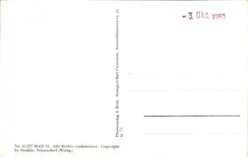 Ak Moosen an der Vils Taufkirchen an der Vils Oberbayern, Fliegeraufnahme