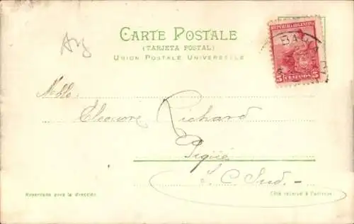 Ak Temperley Argentinien, Bahnhof, Gleisansicht