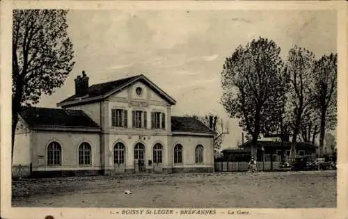 Ak Boissy St. Leger Brévannes Val de Marne, Bahnhof