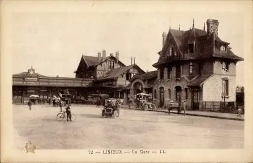 Ak Lisieux Calvados, Bahnhof