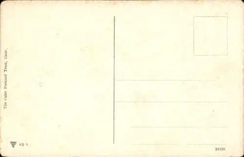 Ak Assiut Ägypten, Bahnhof, Bahnschienen