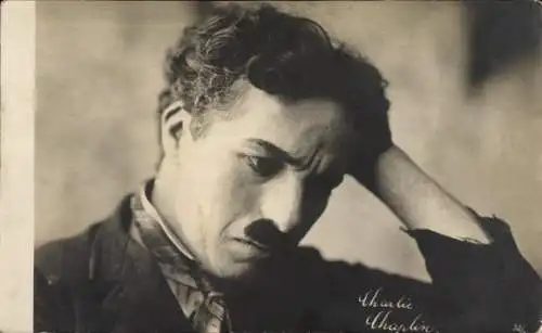 Ak Schauspieler Charlie Chaplin, Portrait