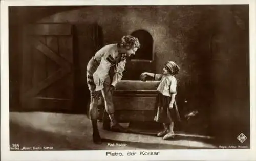 Ak Schauspieler Paul Richter, Filmszene der Korsar