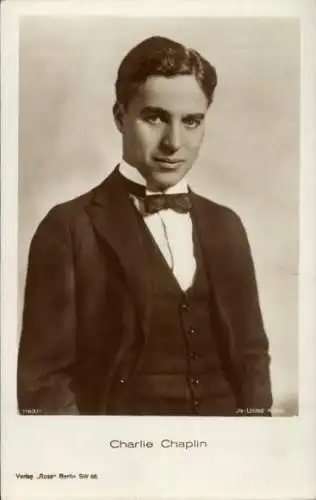 Ak Schauspieler Charlie Chaplin, Portrait