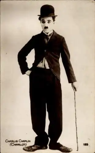 Ak Schauspieler Charles Chaplin, Portrait