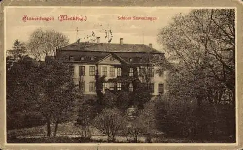 Ak Reuterstadt Stavenhagen in Mecklenburg, Schloss Stavenhagen