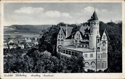 Ak Arnsberg im Sauerland Westfalen, Kurhotel Klosterberg