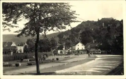 Foto Ak Hohenlimburg Hagen in Westfalen, Hagener Straße