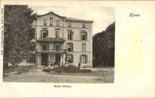 Ak Bad Cleve Kleve am Niederrhein, Hotel Stirum