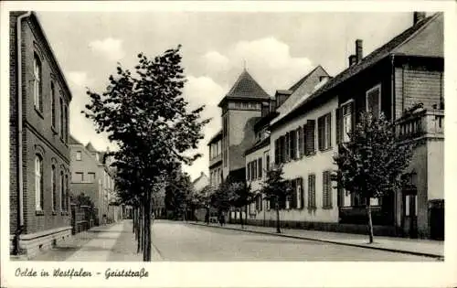 Ak Oelde im Münsterland, Geiststraße