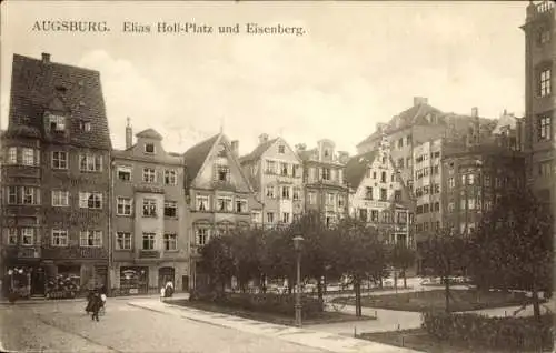 Ak Augsburg in Schwaben, Elias Holl-Platz, Eisenberg