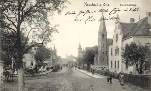 Ak Neustadt an der Orla, Bismarckstraße