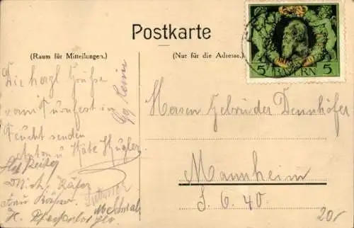 Ak Feucht in Mittelfranken, Turnverein, Fahnenweihe 1911, Turnvater Jahn