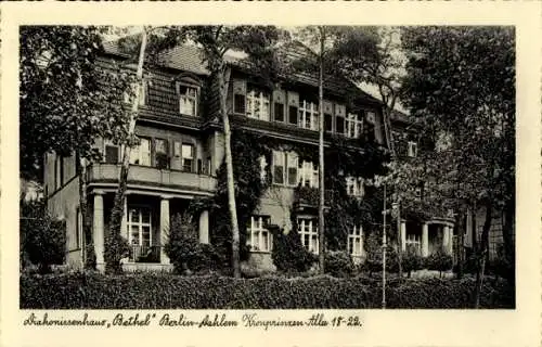 Ak Berlin Zehlendorf Dahlem, Diakonissenhaus Bethel. Kronprinzenallee 18-22