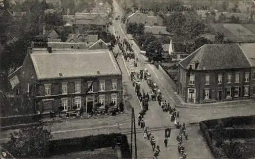 Ak Mechelen Mecheln Malines Flandern Antwerpen, Panorama, Prozession, Luftbild