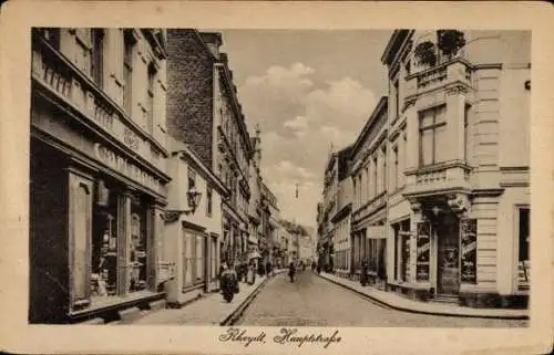 Ak Rheydt Mönchengladbach am Niederrhein, Hauptstraße, Geschäft