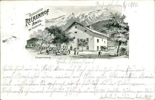 Litho Arzl Innsbruck Tirol, Restaurant Rechenhof