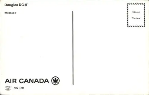 Ak Passagierflugzeug Douglas DC-9, Air Canada