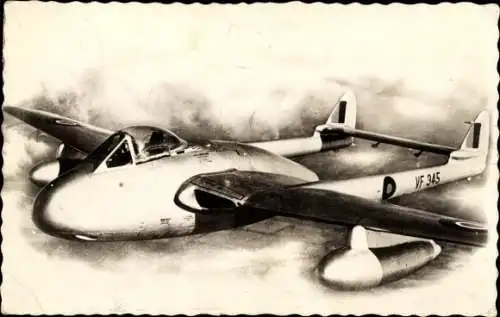 Ak VF 345, Flugzeug Vampire