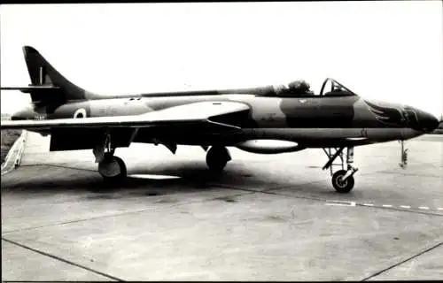 Ak Belgisches Militärflugzeug, Hawker Hunter Mk VI