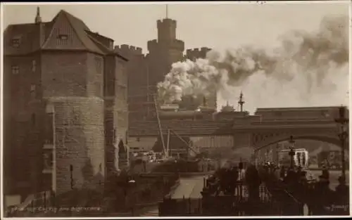 Ak Newcastle upon Tyne Northumberland England, Old Castle, Blackgate