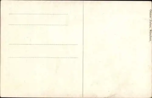 Ak Mädchen mit Krug. Münchner Kindl