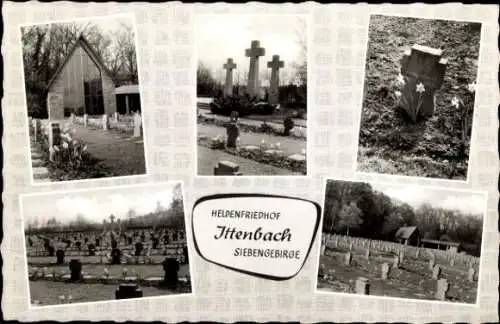 Ak Ittenbach Königswinter am Rhein, Heldenfriedhof  Siebengebirge