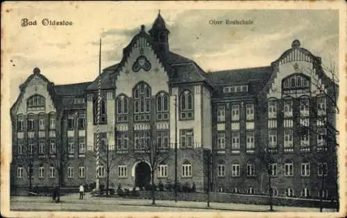 Ak Bad Oldesloe in Holstein, Oberrealschule