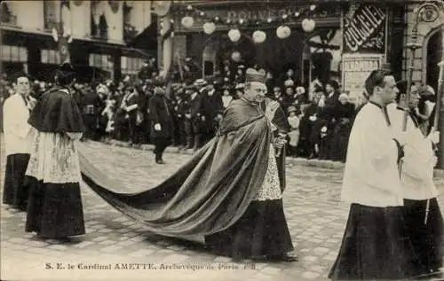 Ak Kardinal Amette, Erzbischof von Paris