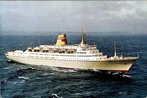 Ak Cruise Ship Vistafjord, Norwegian America Line, NAL