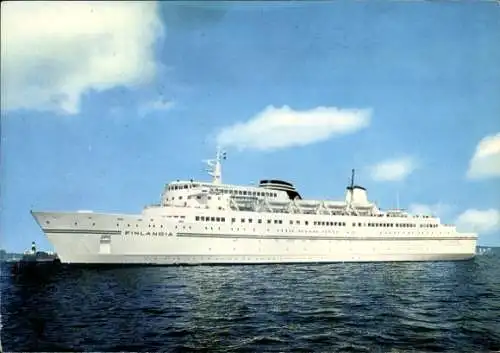 Ak Schiff MS Finlandia, Finlandia Line, Finland Steamship Co.