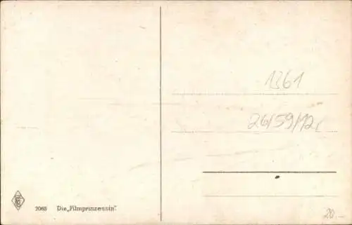 Künstler Ak Grosze, Manni, Die Filmprinzessin, Erotik, Paul Fink Nr. 2065