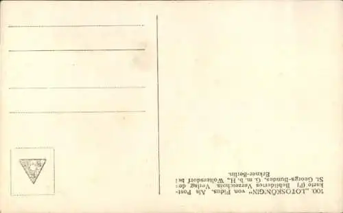 Jugendstil Künstler Ak Fidus, Lotoskönigin, Kohledruck, Nr. 100
