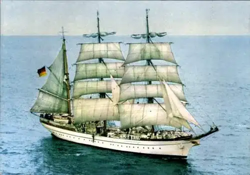 Ak Segelschulschiff Gorch Fock, Bundesmarine