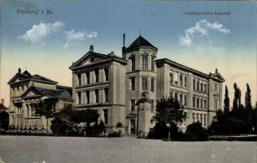 Ak Freiburg im Breisgau, Lessingschule-Lazarett