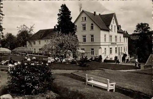 Ak Vlotho an der Weser, Moor- u. Schwefelbad Seebruch, bei Vlotho a. d. Weser, Bahnstation Vlotho