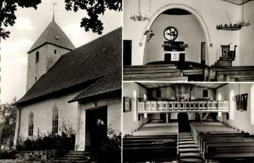 Ak Exter Vlotho an der Weser, Dorfkirche