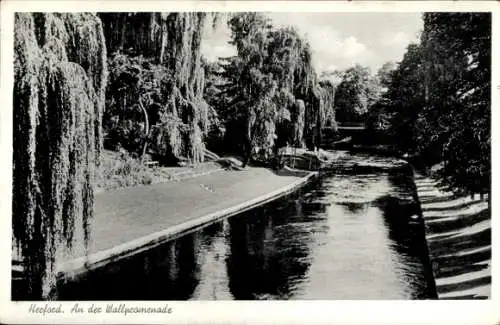 Ak Herford in Westfalen, An der Wallpromenade