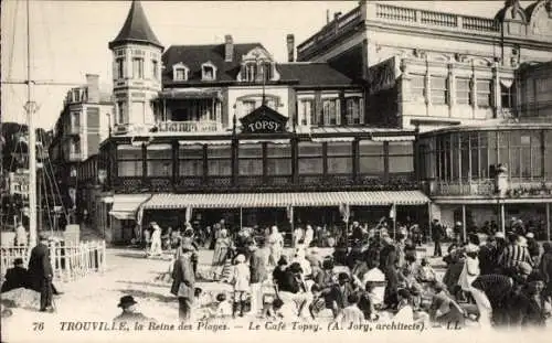 Ak Trouville sur Mer Calvados, la Reine des Plages