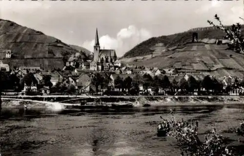 Ak Klotten an der Mosel, Gesamtansicht, Kirche