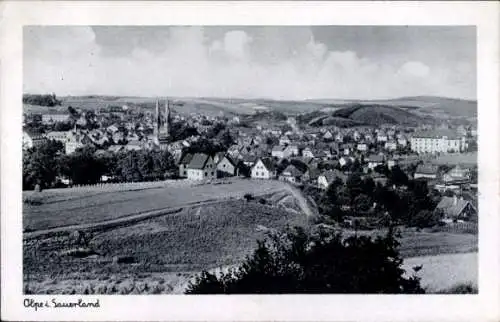 Ak Olpe im Sauerland Westfalen, Gesamtansicht