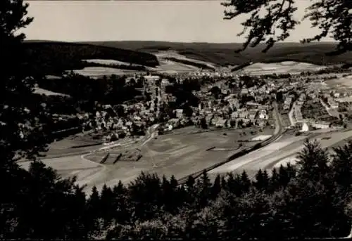 Ak Bad Berleburg in Westfalen, Panorama, Blick vom Limburg