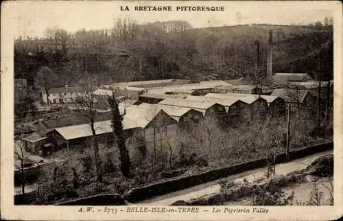 Ak Belle Isle en Terre Côtes-d’Armor, Les Papeteries Vallee