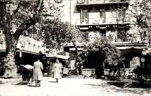 Ak Toulon Var, Place Puget, La Fontaine